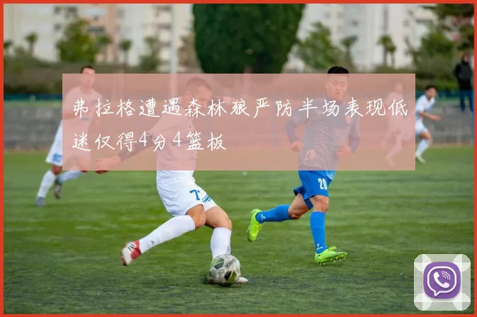 弗拉格遭遇森林狼严防半场表现低迷仅得4分4篮板